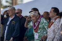 world war two veteran saluting